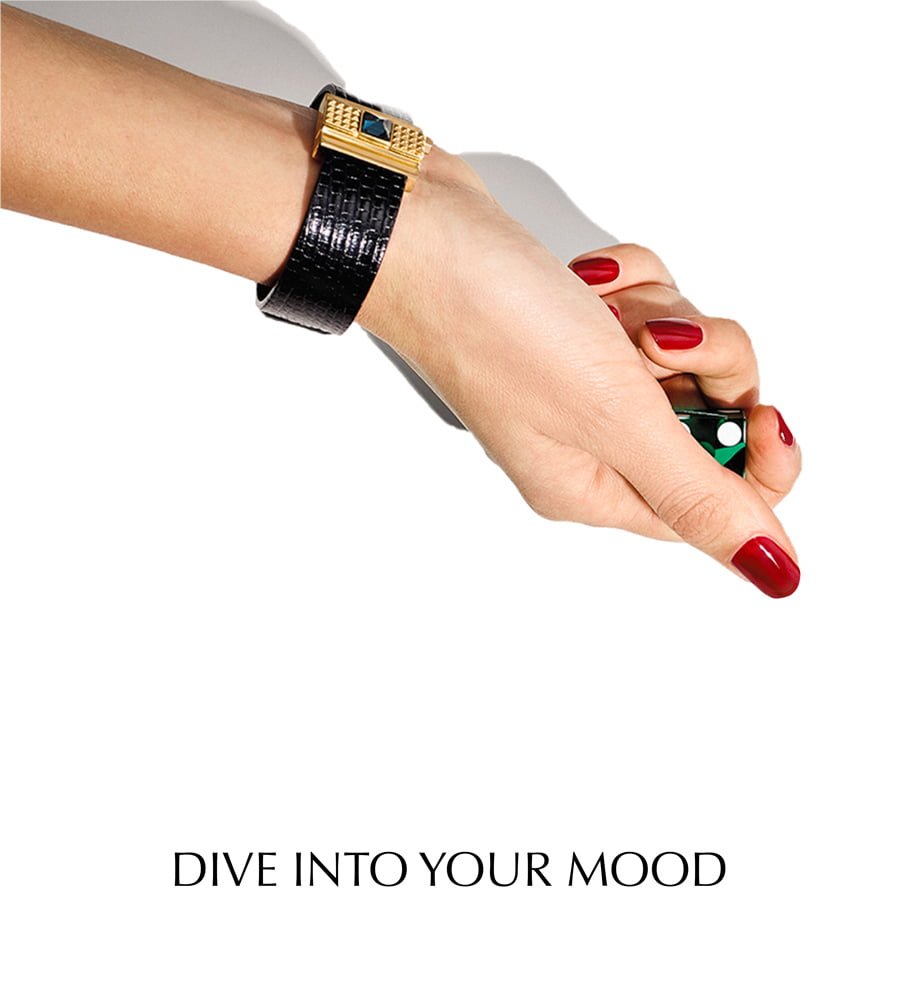 bracelet interchangeables en cuir luxe