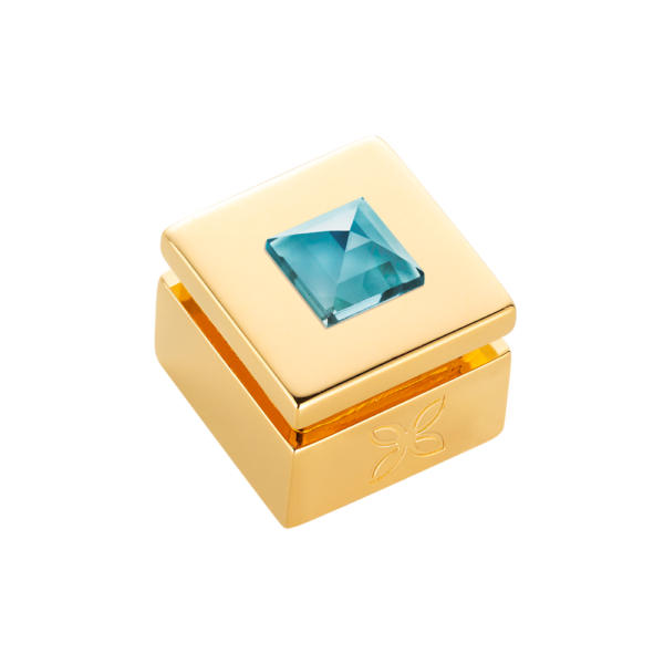 Cabochon interchangeable Topaze Swiss blue
