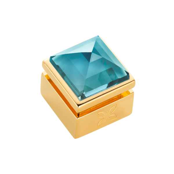 Cabochon interchangeable Topaze Swiss blue XL