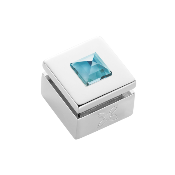 Cabochon interchangeable Topaze Swiss blue