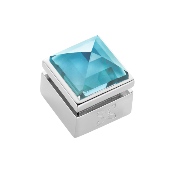 Cabochon interchangeable Topaze Swiss blue